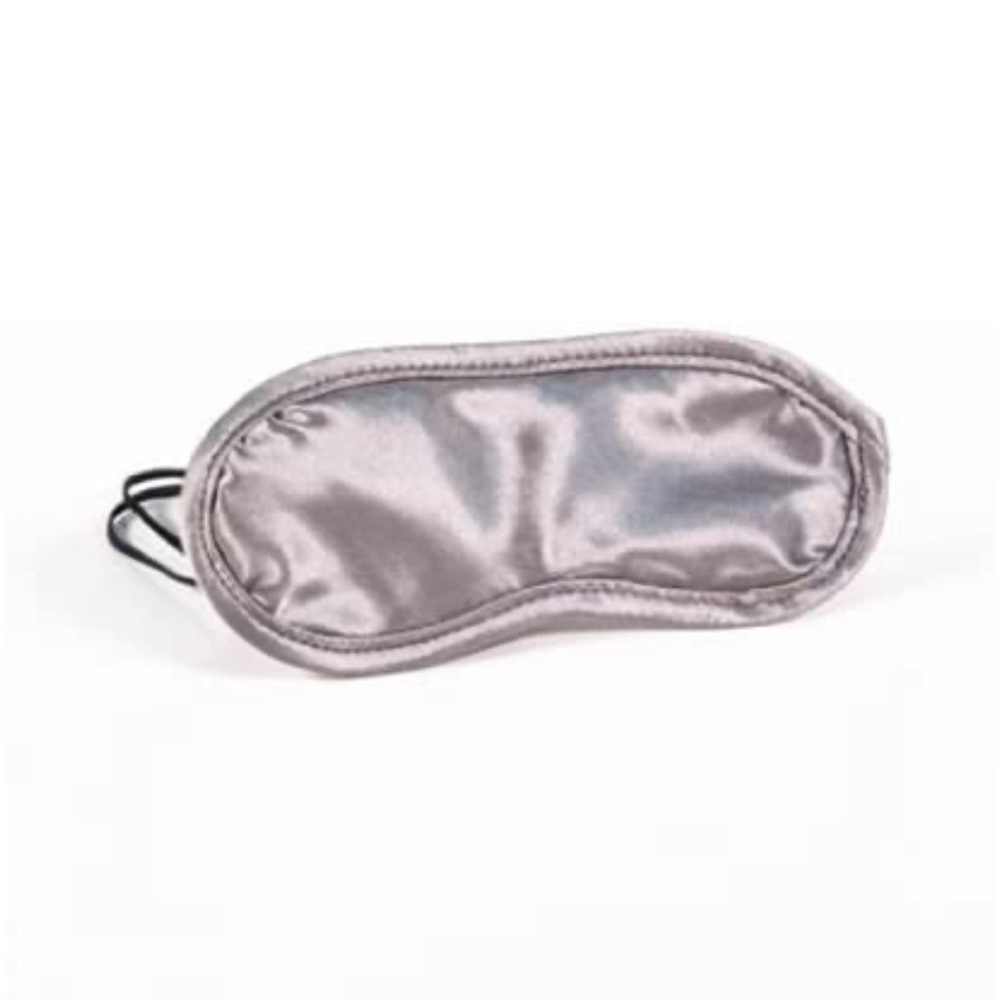 NWT Satin Silver Blindfold